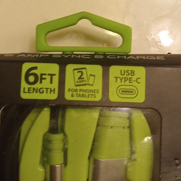 ELITE SERIES high speed cable.6ft.for phones&tablets.USB Type C.NiB. - Picture 3 of 5